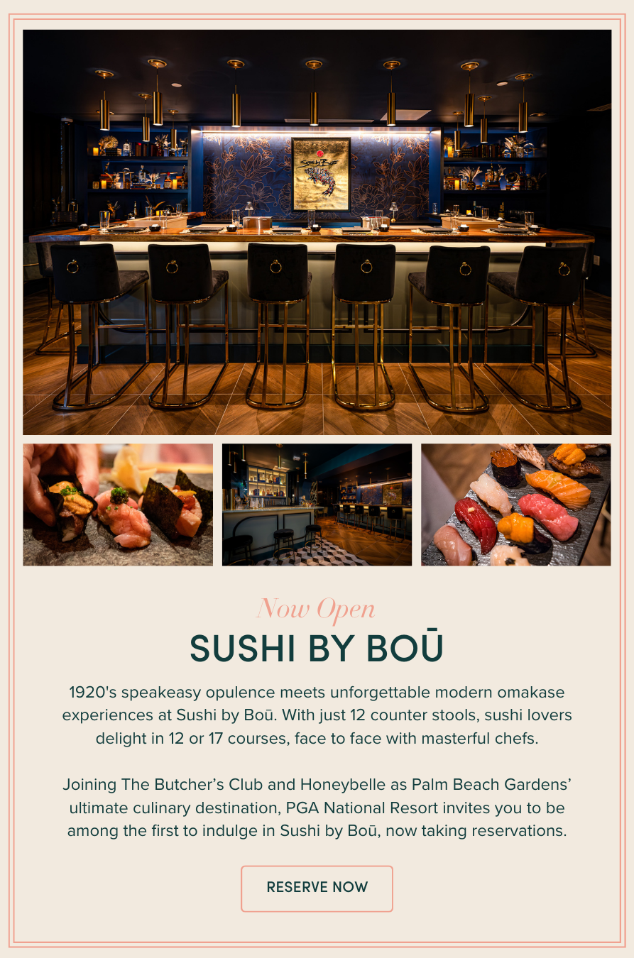 Sushi by Bou | Now Open at PGA National Resort