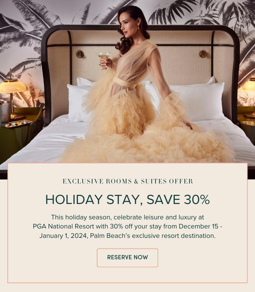 HOLIDAY STAY, SAVE 30% 