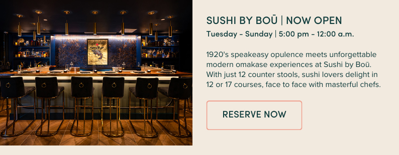 Sushi by Bou | Now Open